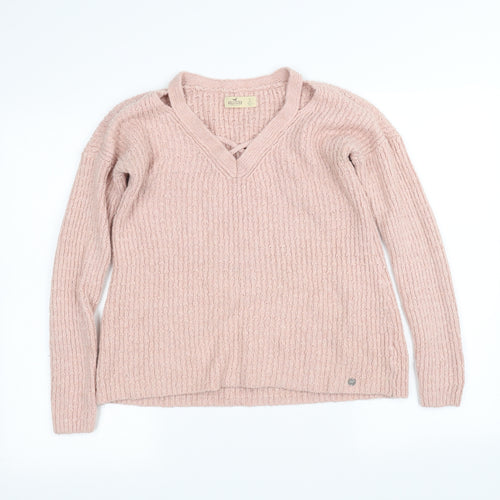 holiester Womens Pink   Pullover Jumper Size S