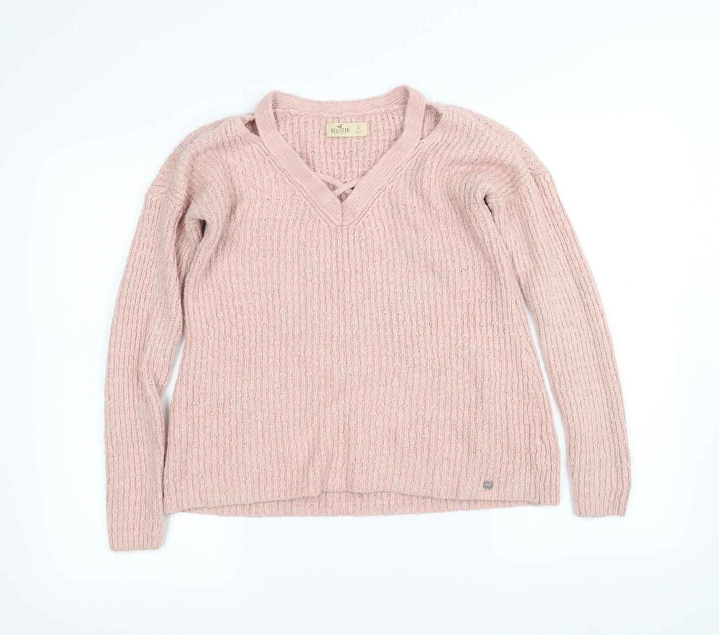 holiester Womens Pink   Pullover Jumper Size S