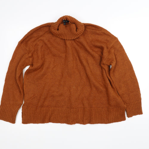 New Look Womens Orange   Pullover Jumper Size L