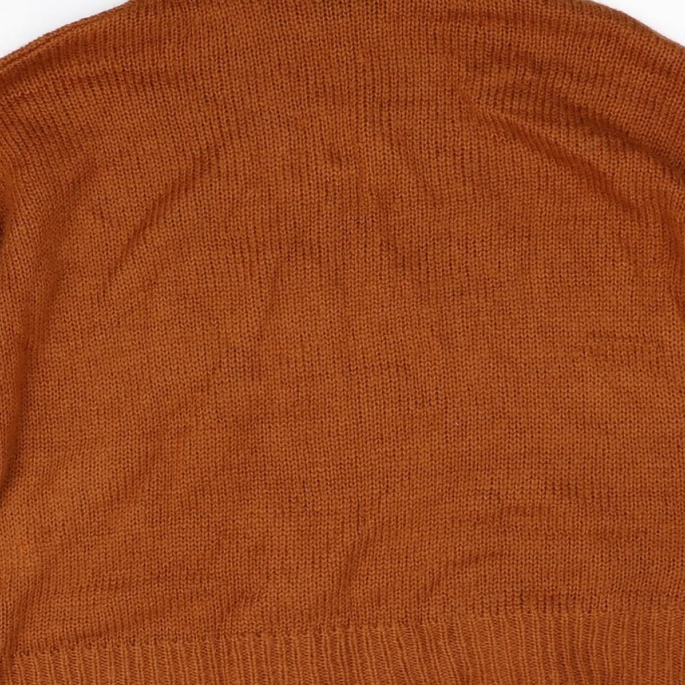 New Look Womens Orange   Pullover Jumper Size L