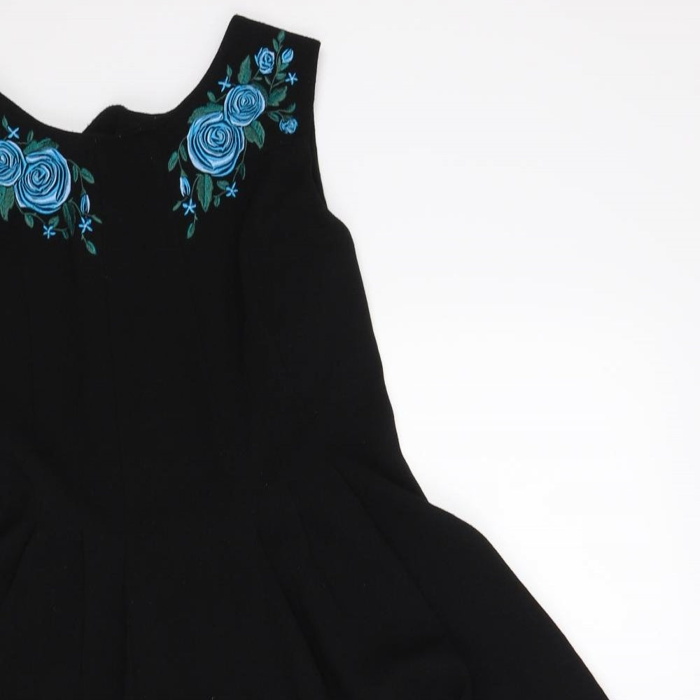 Hell Bunny Womens Black   Fit & Flare  Size XS