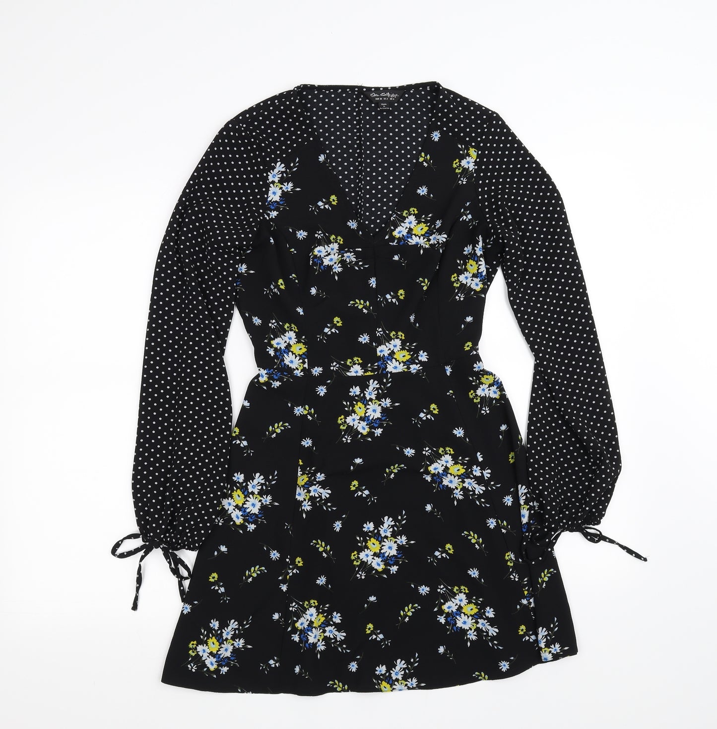 Miss Selfride Womens Black   Fit & Flare  Size 6