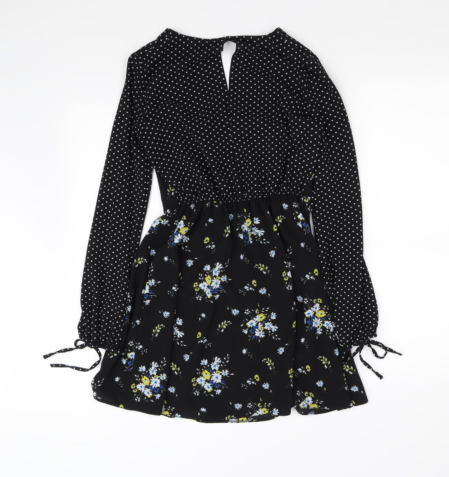 Miss Selfride Womens Black   Fit & Flare  Size 6