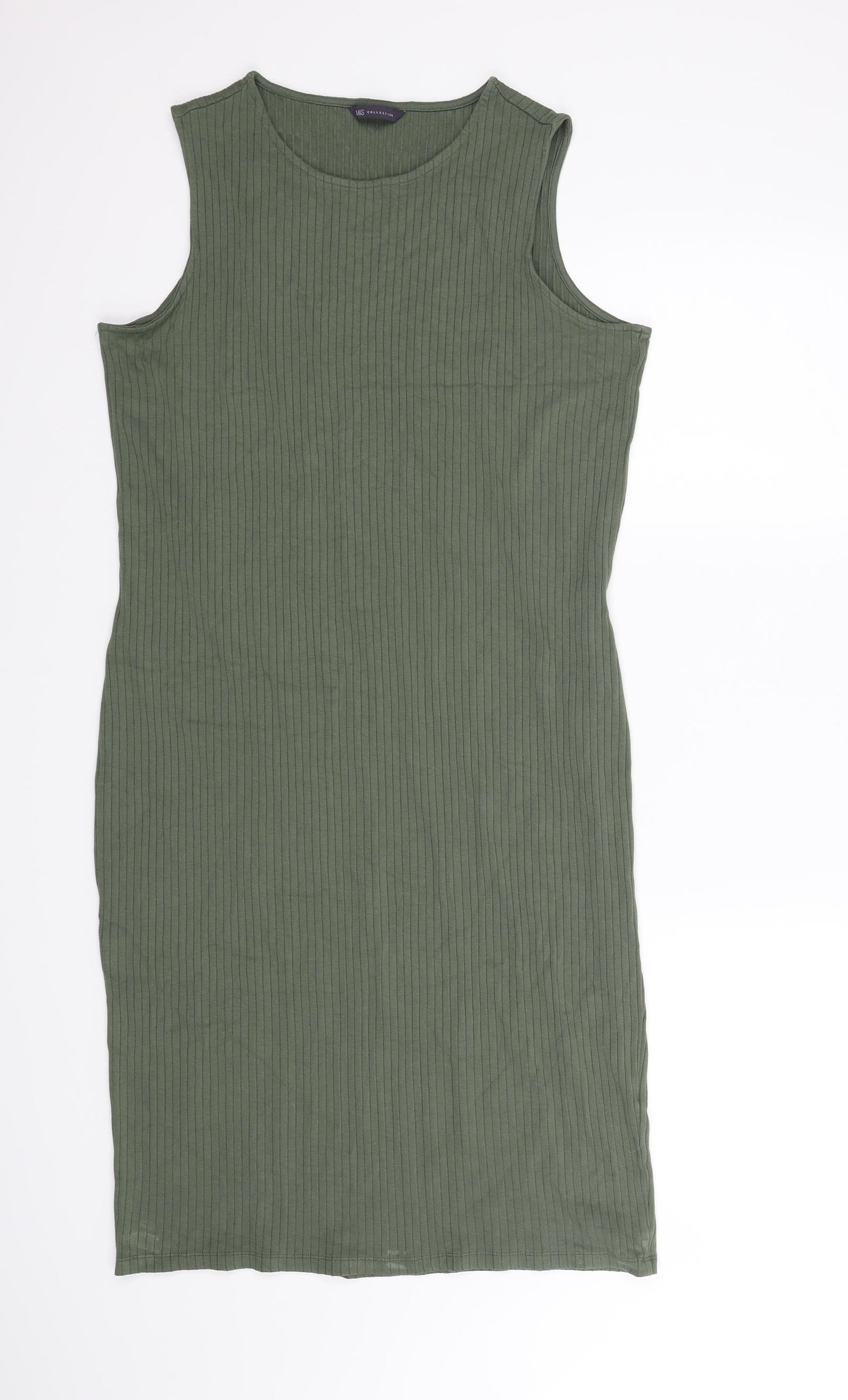m&s Womens Green   Bodycon  Size 14