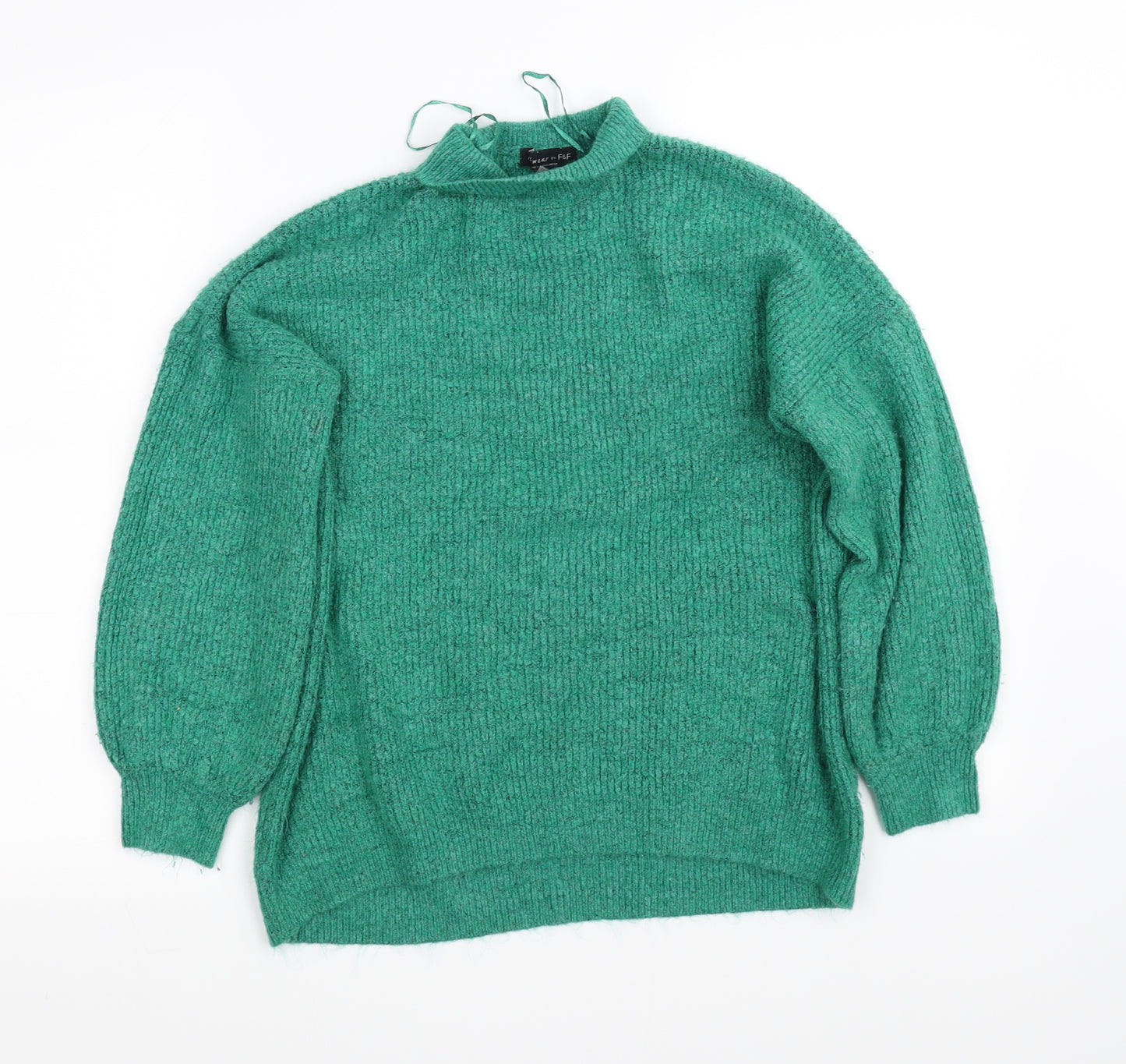 F&F Womens Green   Pullover Jumper Size 14