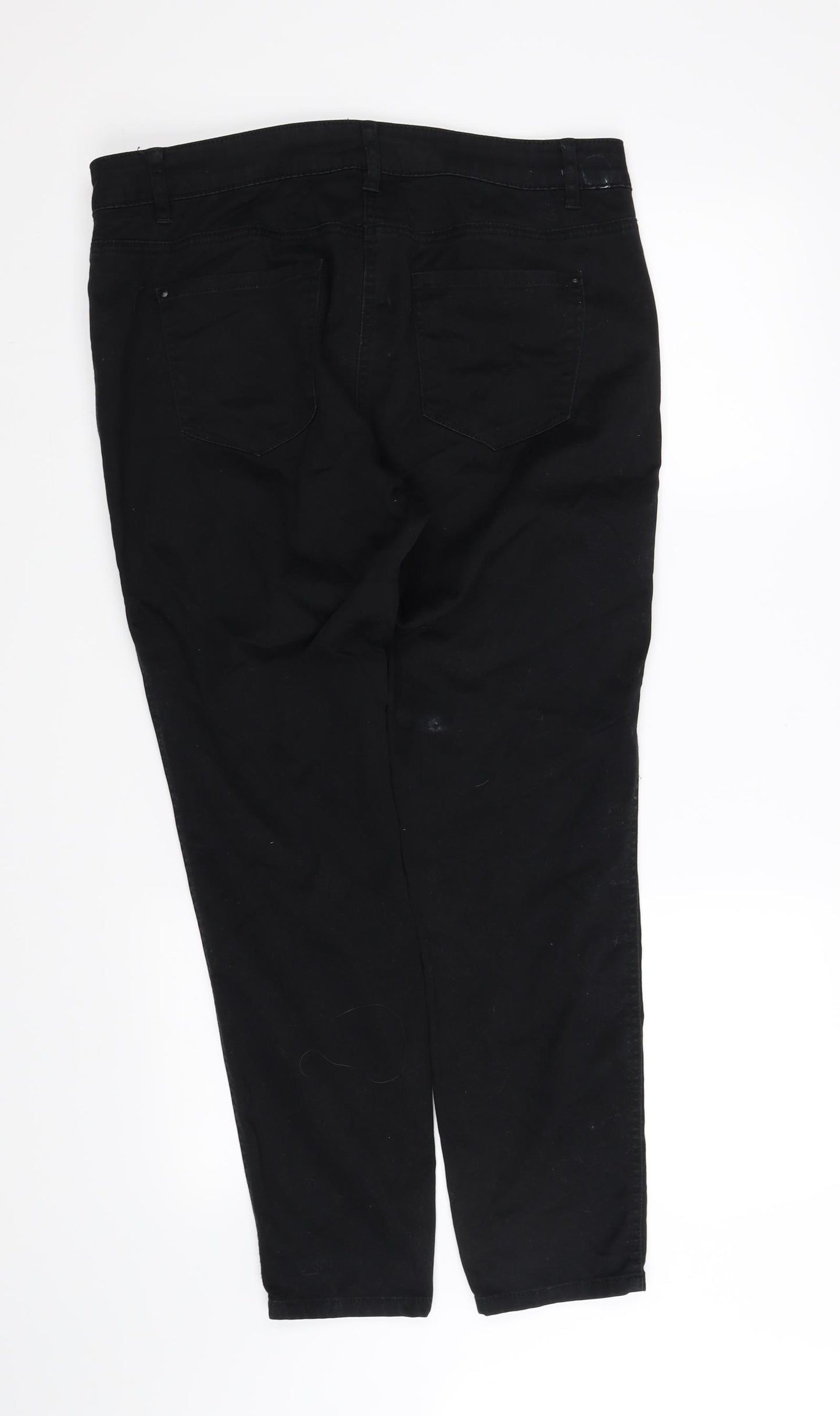 tu  Womens Black   Trousers  Size 16 L31 in