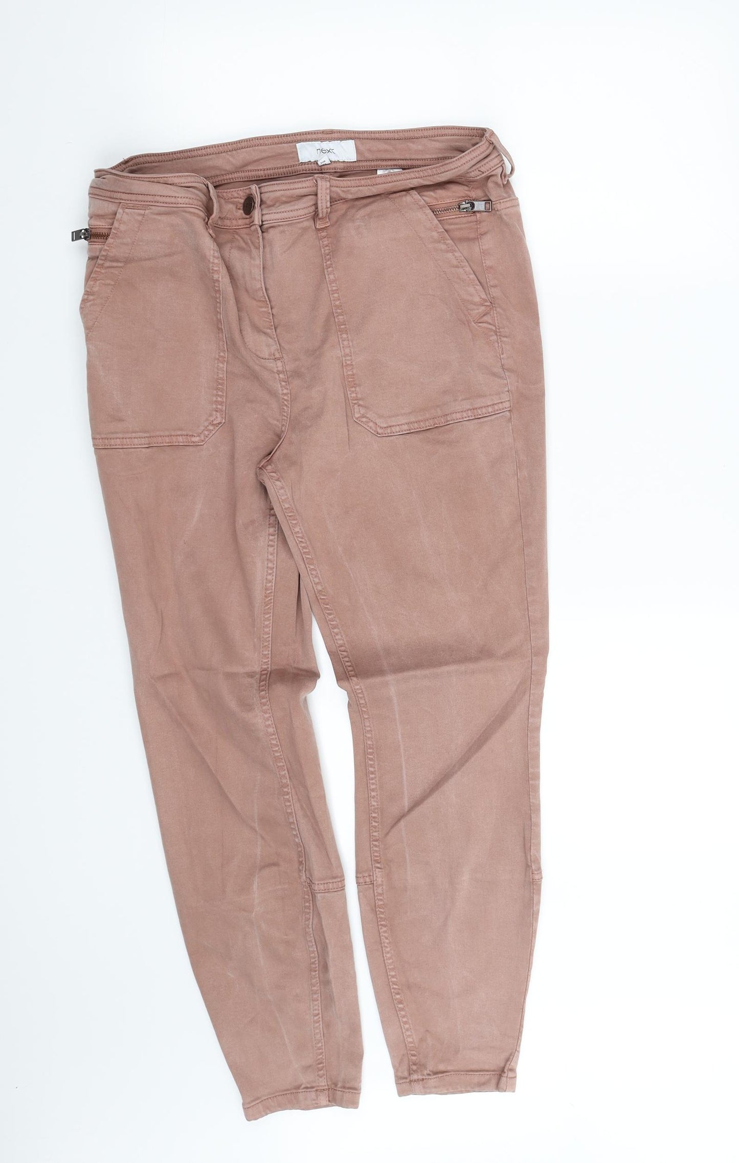 NEXT Womens Beige   Trousers  Size 16 L30 in