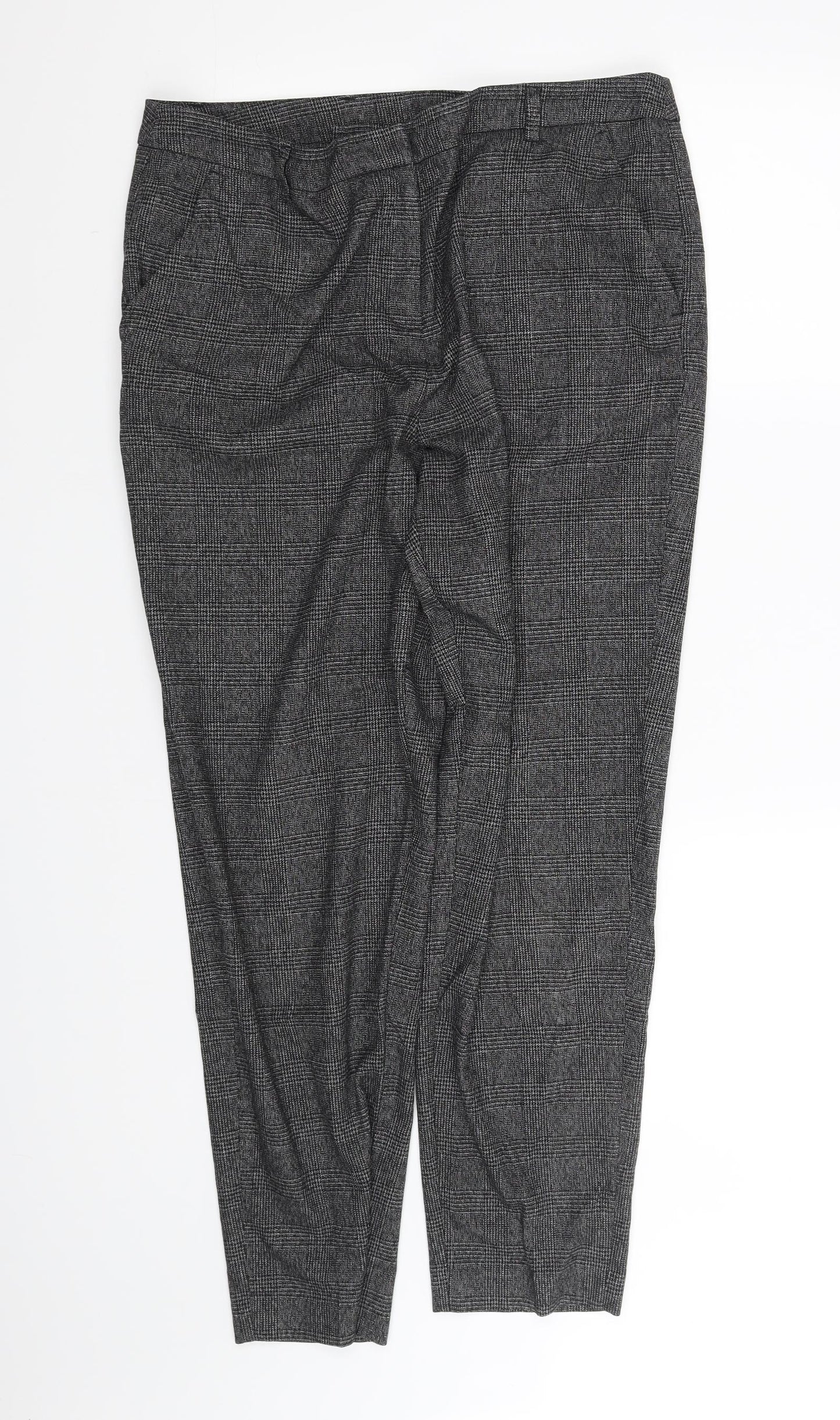 TU Womens Grey   Trousers  Size 14 L30 in