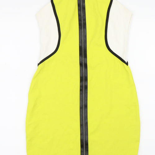 River Island Womens Yellow   Bodycon  Size 12
