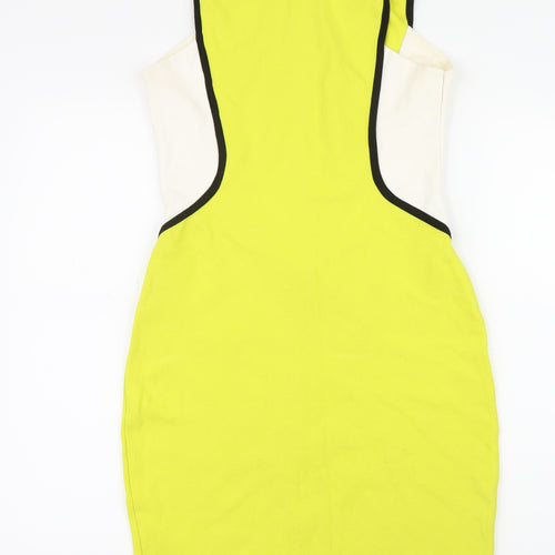River Island Womens Yellow   Bodycon  Size 12