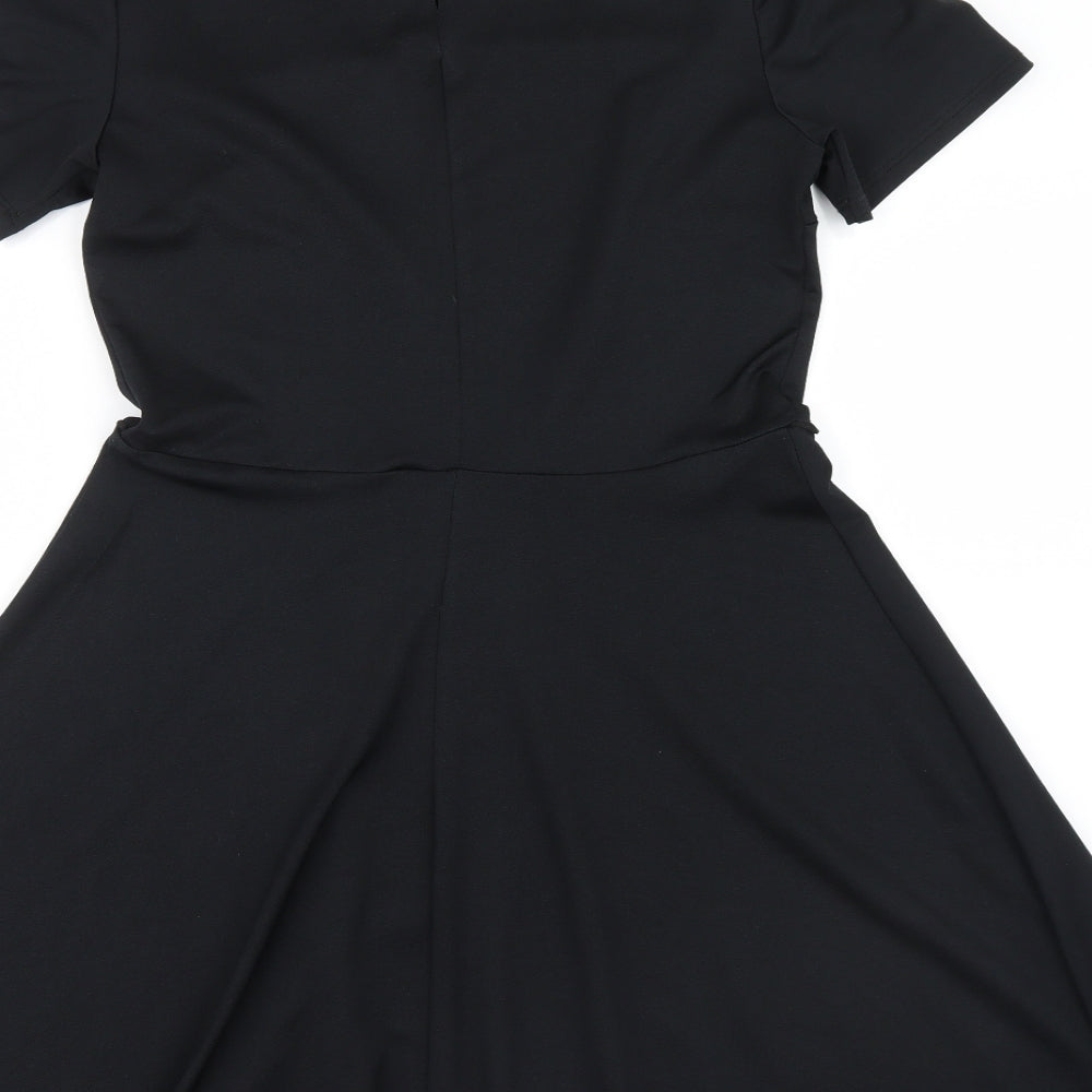 Warehouse Womens Black   Fit & Flare  Size 10