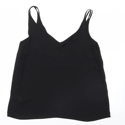 Matalan Womens Black  Mesh Basic Blouse Size 12