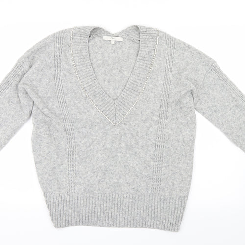 NEXT Womens Grey  Knit Pullover Jumper Size M
