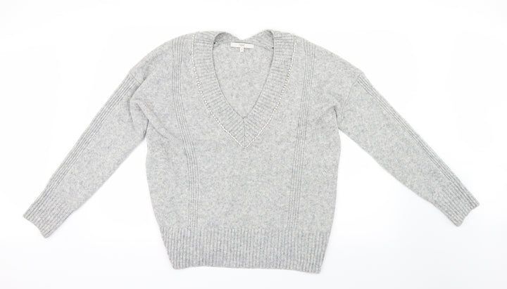 NEXT Womens Grey  Knit Pullover Jumper Size M
