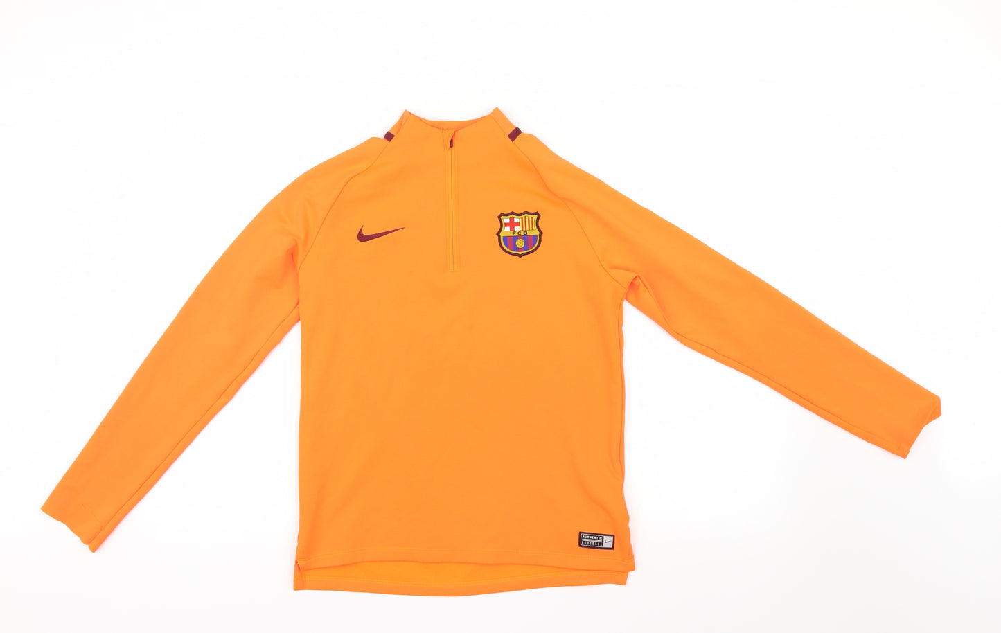 Nike Boys Orange   Basic Casual Size 12-13 Years  - Barcelona FC