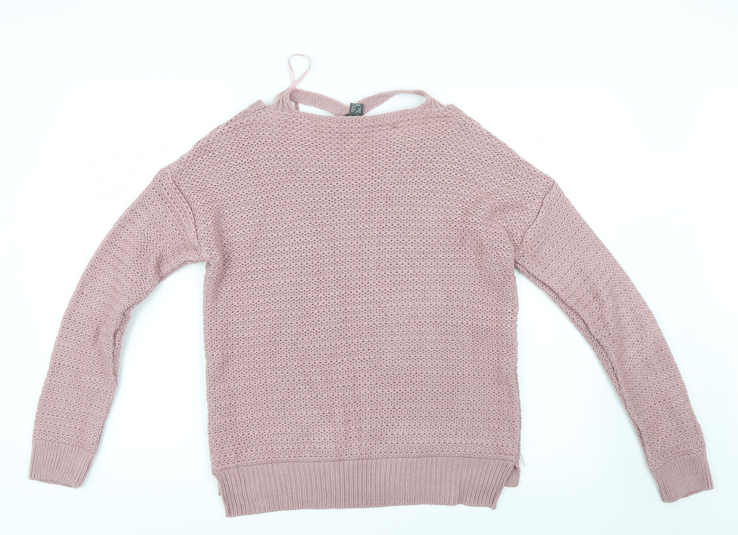 Primark Womens Pink  Knit Pullover Jumper Size 6