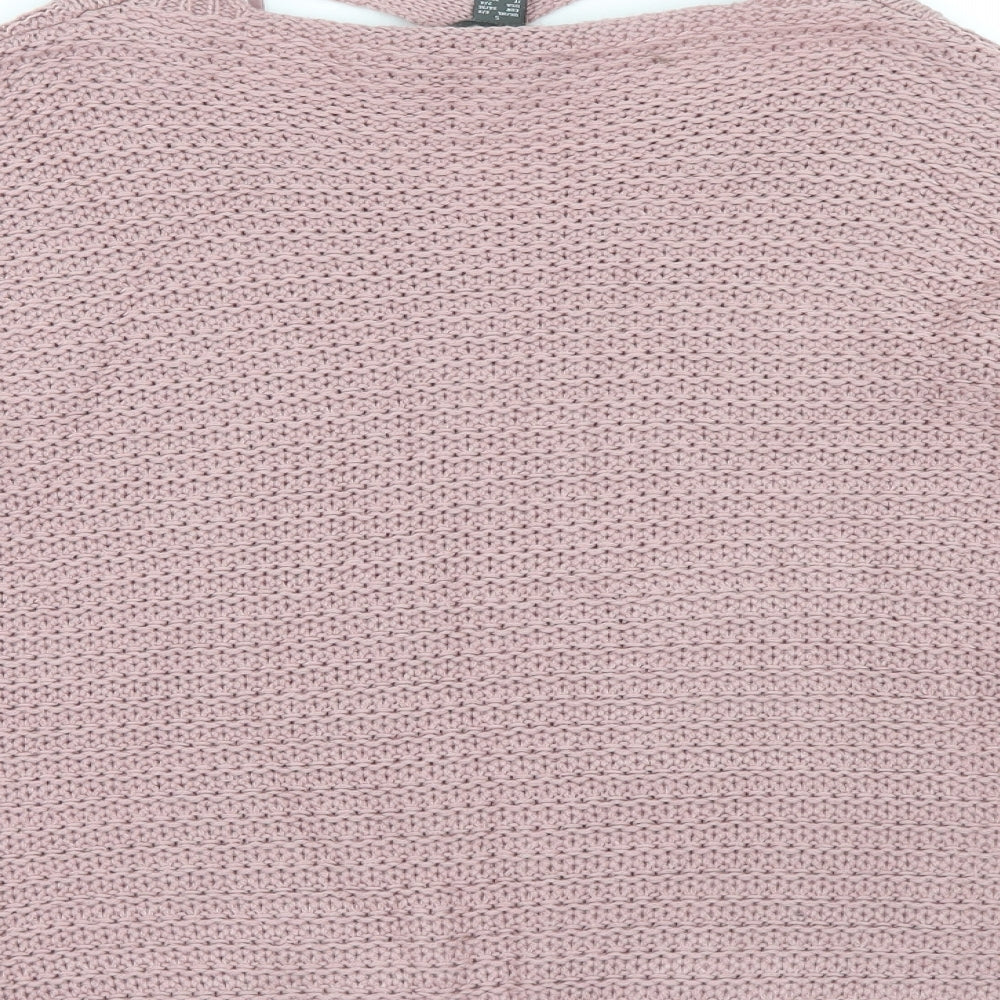 Primark Womens Pink  Knit Pullover Jumper Size 6