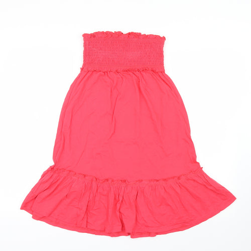 Papaya Beach Womens Pink   Shirt Dress  Size 8  - Beach