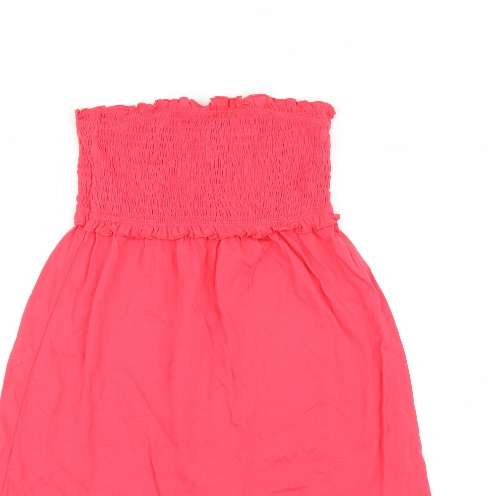 Papaya Beach Womens Pink   Shirt Dress  Size 8  - Beach