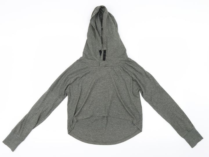 Very Girls Green   Pullover Hoodie Size 11-12 Years  - Cropped