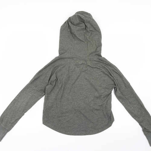 Very Girls Green   Pullover Hoodie Size 11-12 Years  - Cropped