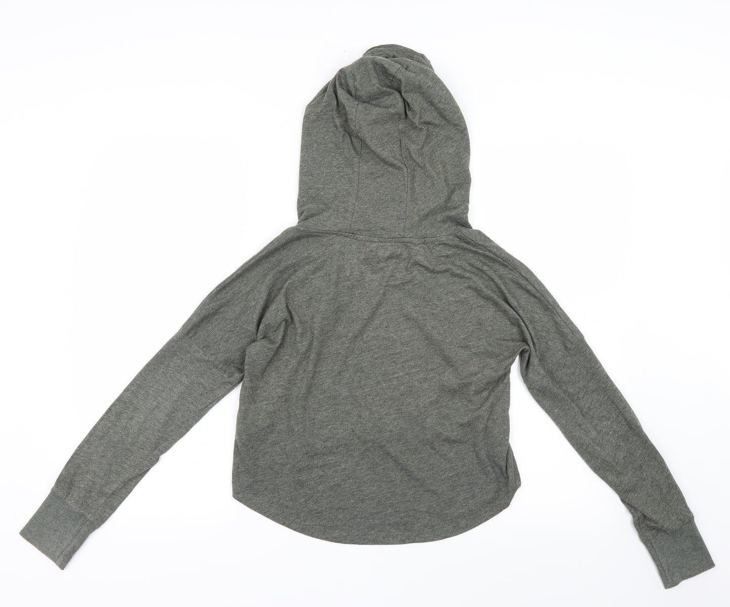 Very Girls Green   Pullover Hoodie Size 11-12 Years  - Cropped