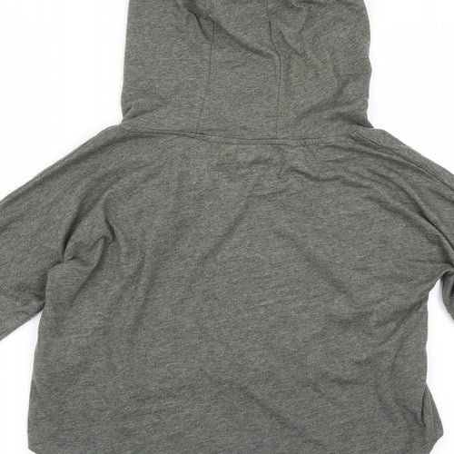 Very Girls Green   Pullover Hoodie Size 11-12 Years  - Cropped