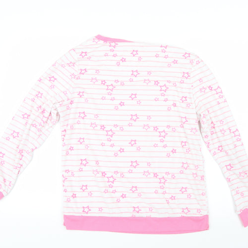Tu  Womens Pink Geometric  Top Pyjama Top Size 12  - Stars