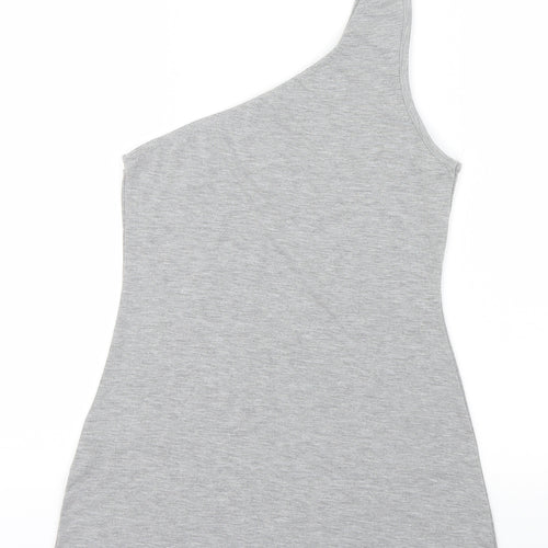 Boohoo Womens Grey   Basic T-Shirt Size 10