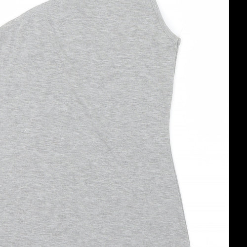 Boohoo Womens Grey   Basic T-Shirt Size 10