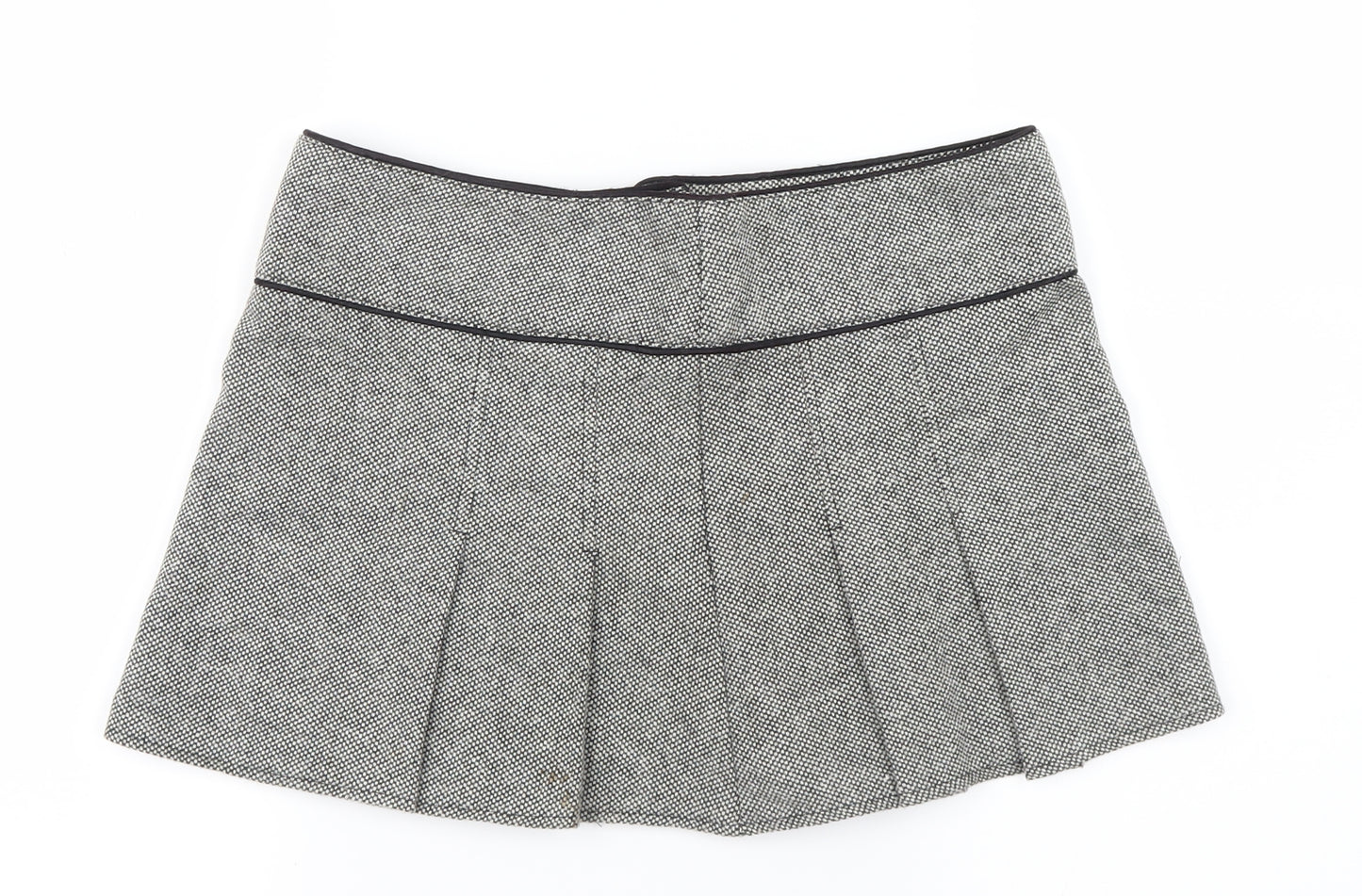 Topshop Womens Grey   Mini Skirt Size 10