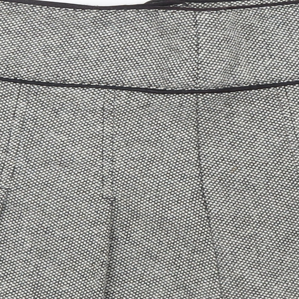 Topshop Womens Grey   Mini Skirt Size 10