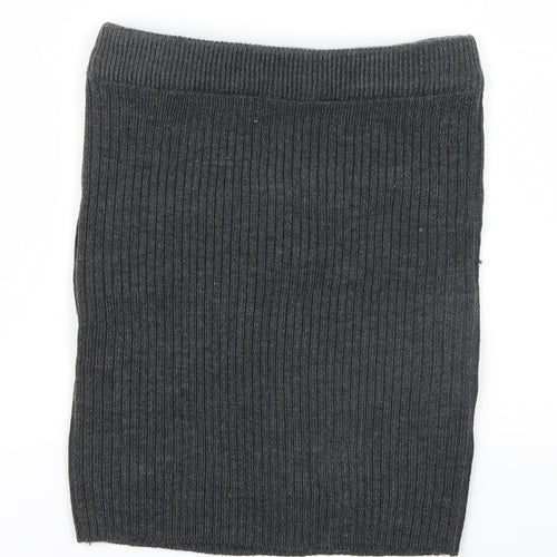 Select Womens Grey  Knit Straight & Pencil Skirt Size 6