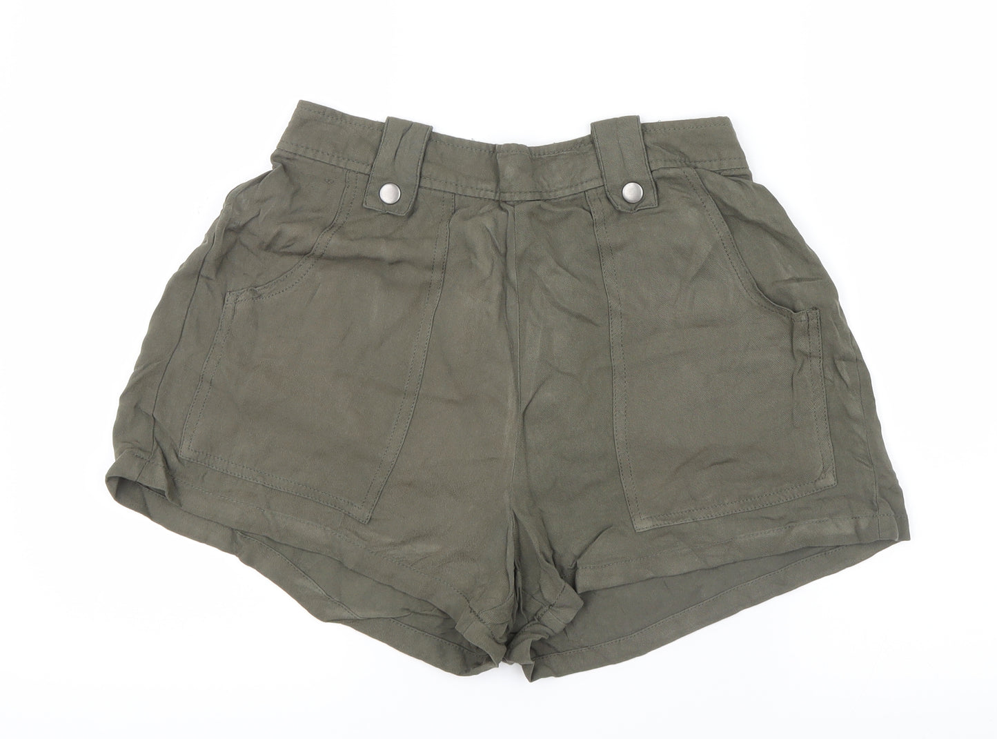New Look Womens Green   Hot Pants Shorts Size 10