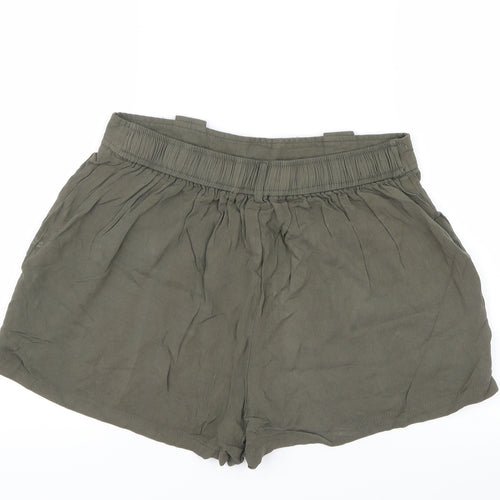 New Look Womens Green   Hot Pants Shorts Size 10