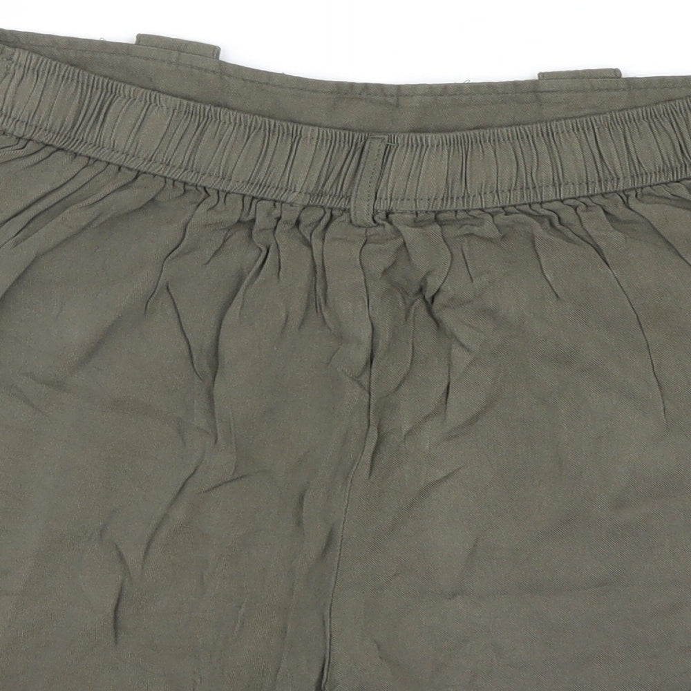 New Look Womens Green   Hot Pants Shorts Size 10
