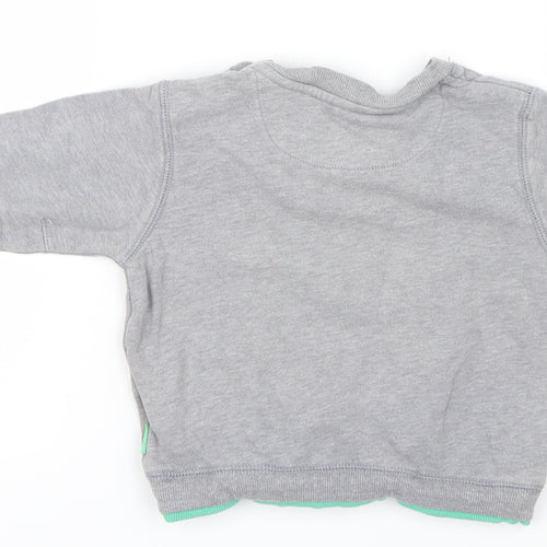 Ted Baker Boys Grey  Knit Pullover Jumper Size 9-12 Months