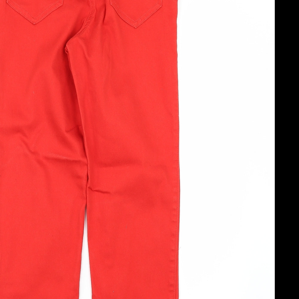 NEXT Womens Red  Denim Cropped Jeans Size 10 L20 in