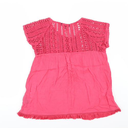NEXT Womens Pink   Tunic Blouse Size 8