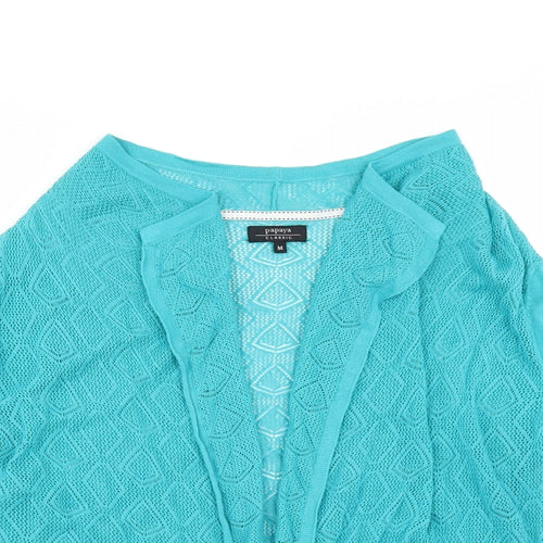 Papaya Womens Green   Cardigan Jumper Size M