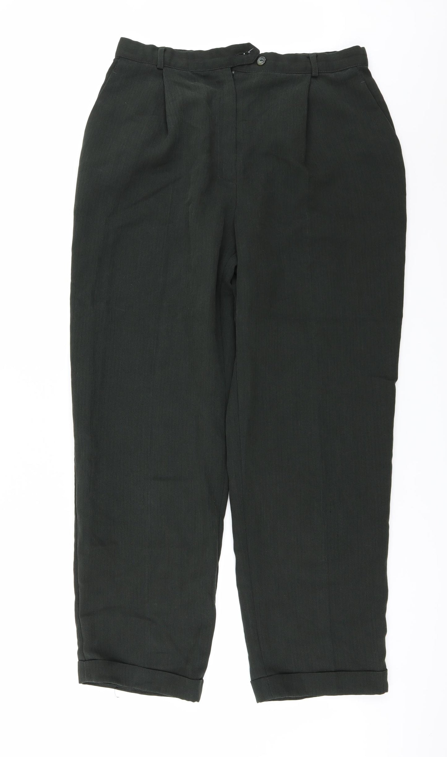 Marks and Spencer Womens Green   Trousers  Size 16 L30 in