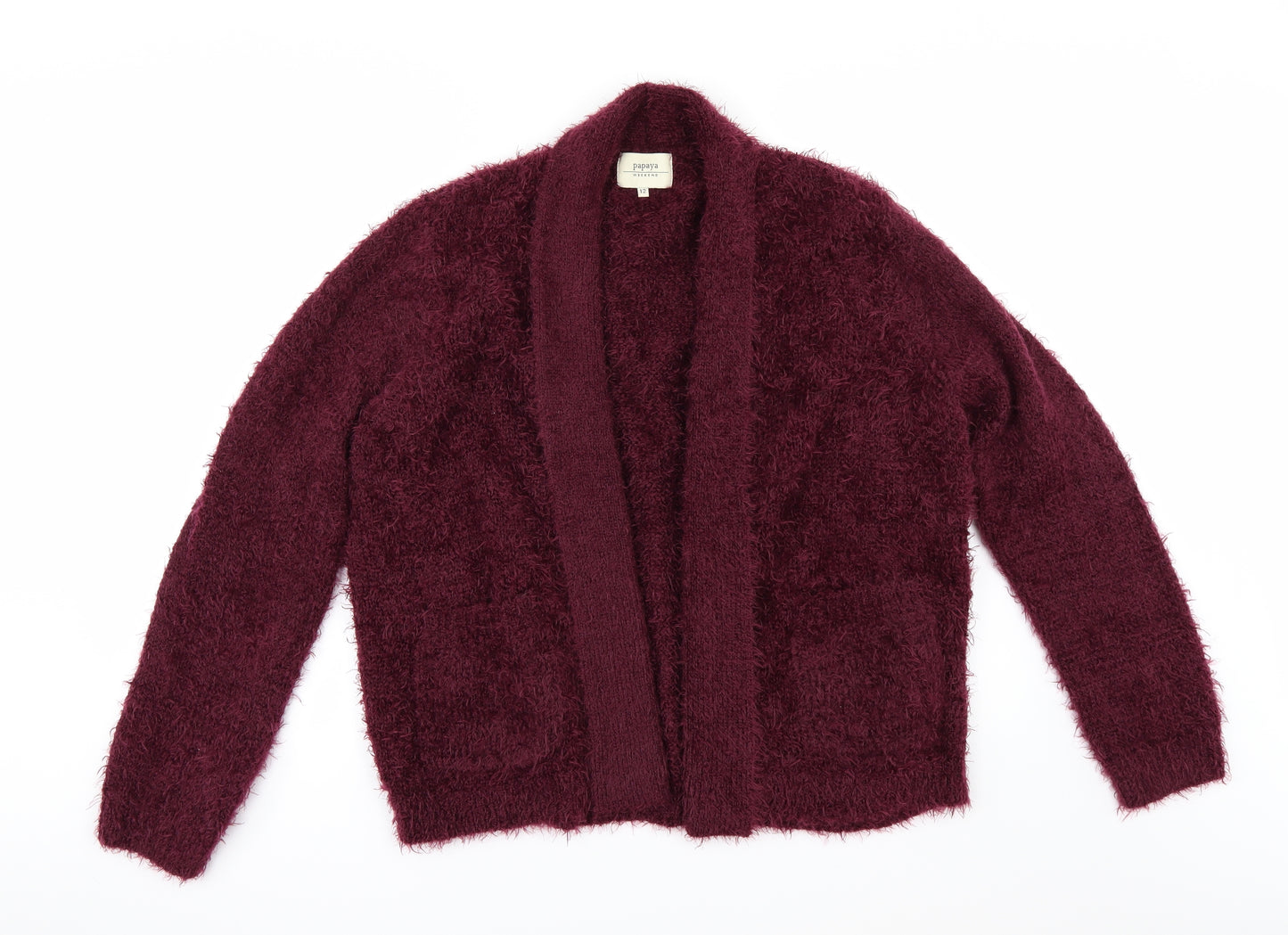 Papaya Womens Red   Cardigan Jumper Size 12