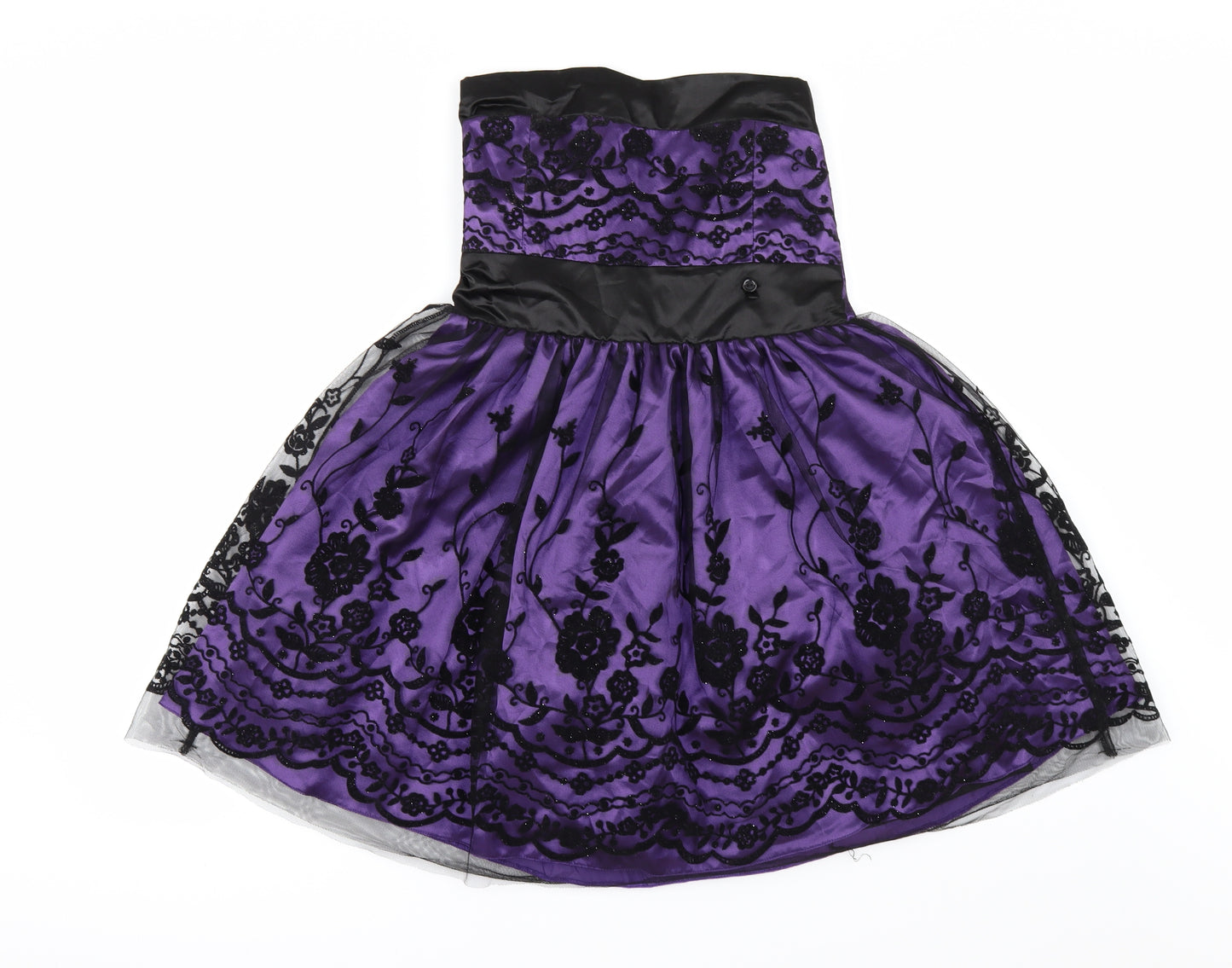 Charms Girls Purple   Ball Gown  Size 13 Years
