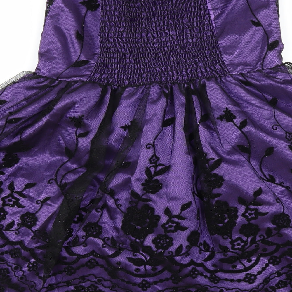 Charms Girls Purple   Ball Gown  Size 13 Years