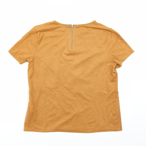 Primark Womens Brown   Basic T-Shirt Size 8