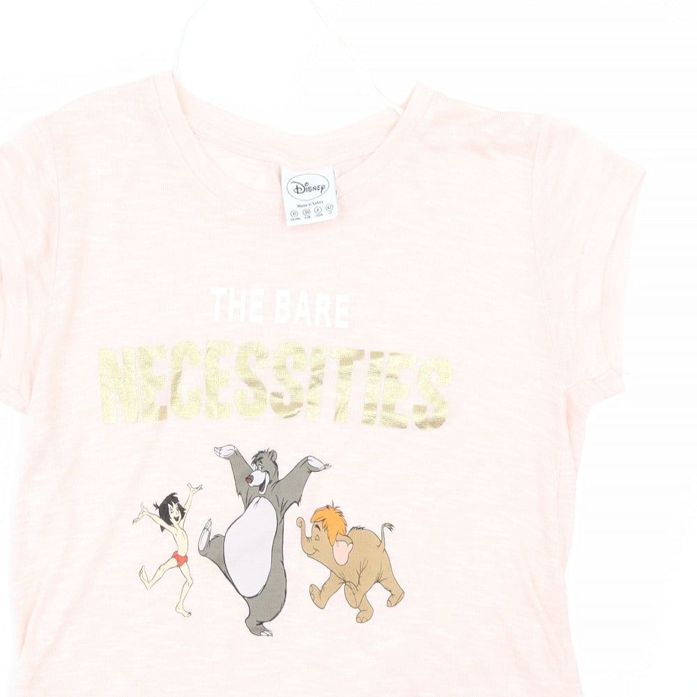 Primark Womens Pink   Basic T-Shirt Size 10  - Disney