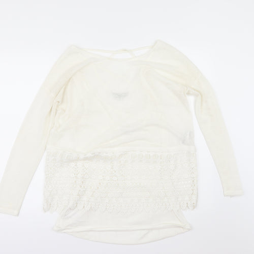 NEXT Womens Ivory   Basic T-Shirt Size 10