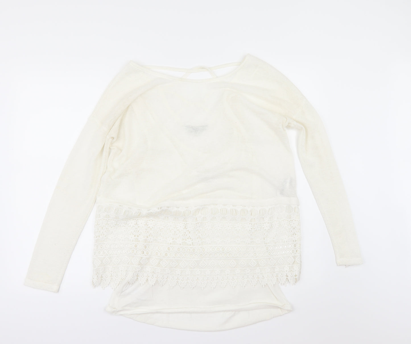 NEXT Womens Ivory   Basic T-Shirt Size 10