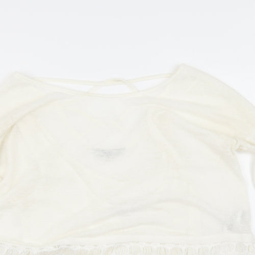 NEXT Womens Ivory   Basic T-Shirt Size 10