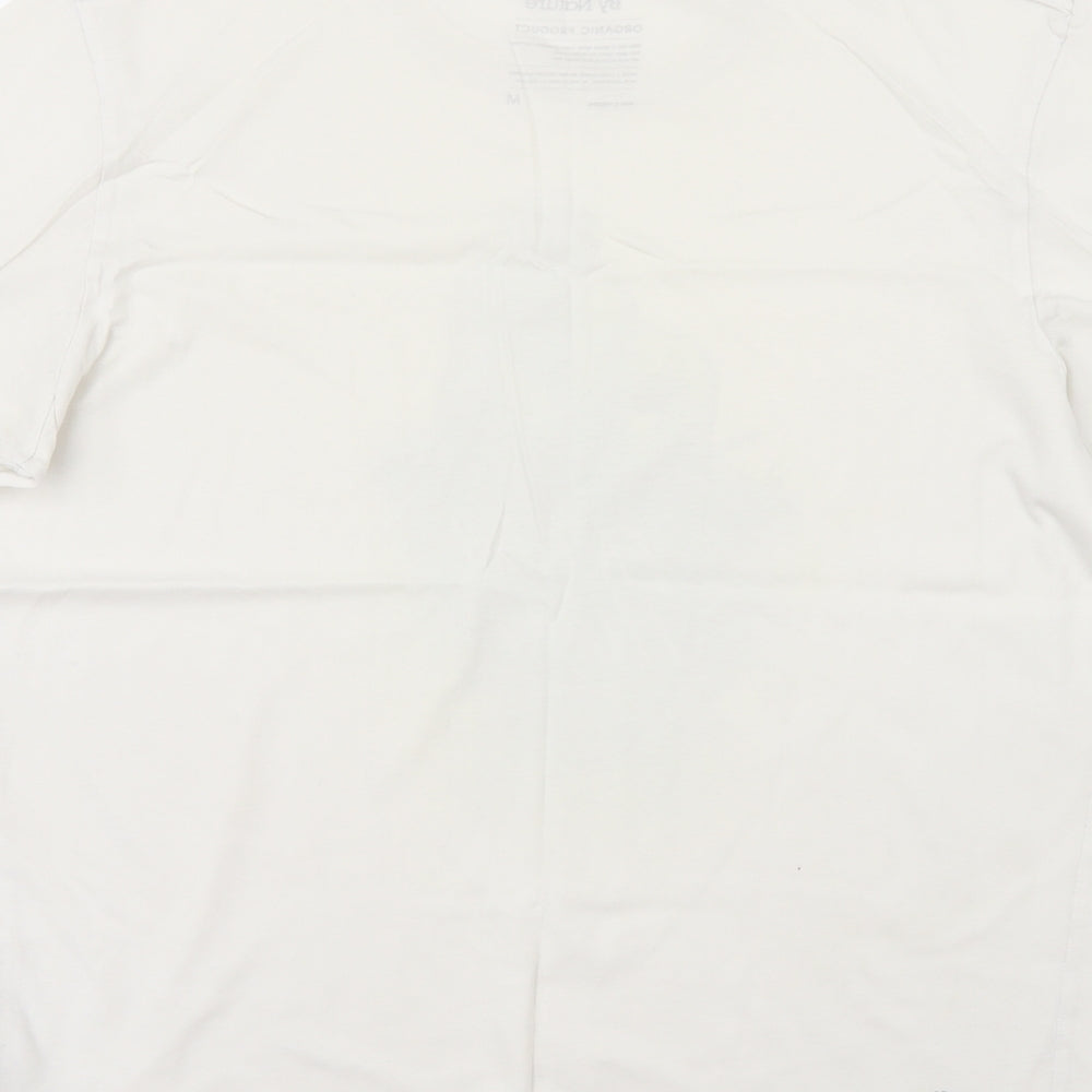 conscious Mens White    T-Shirt Size M
